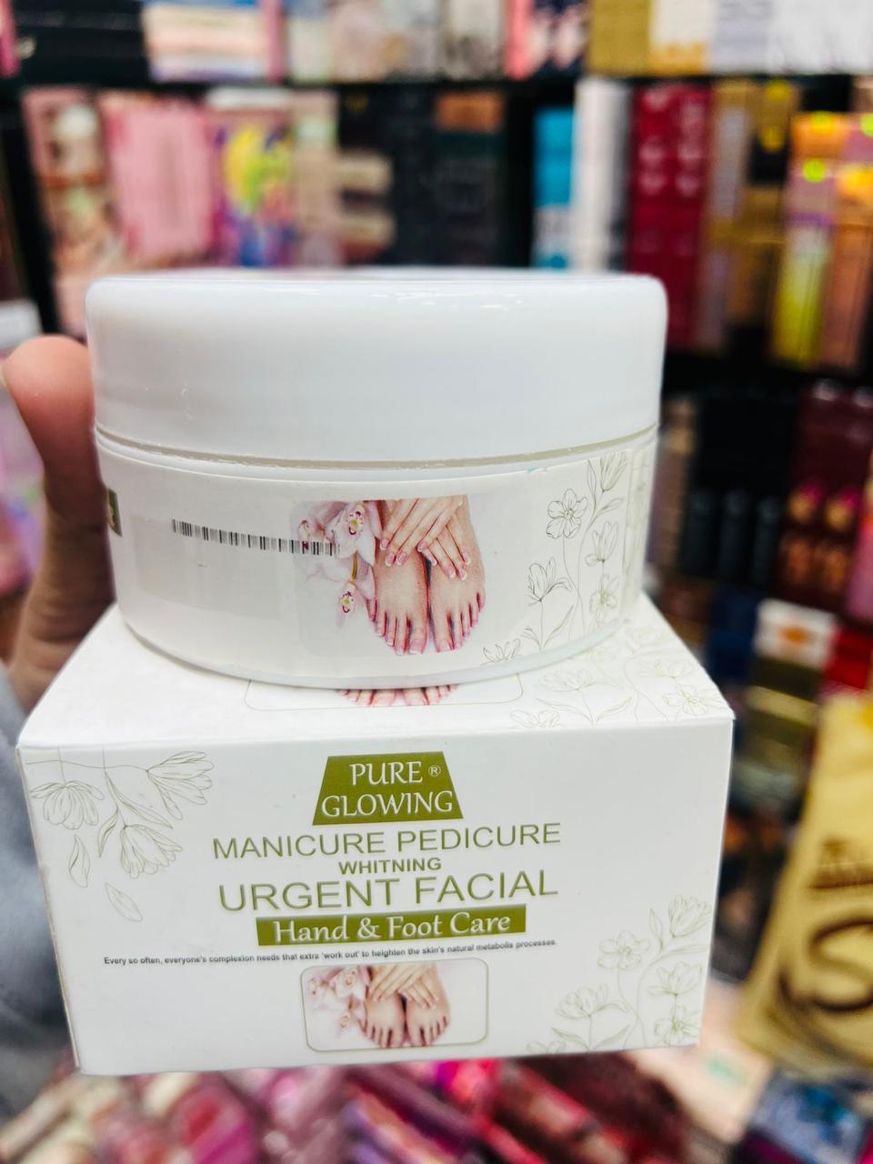 Pure Glowing Manicure Pedicure Whitening Urgent Facial